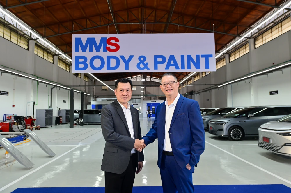 เอ็กซ์เผิง ประเทศไทย และ MMS ร่วมขับเคลื่อนบริการหลังการขาย เปิด ‘MMS Body and Paint’ ราชพฤกษ์ ศูนย์ซ่อมสีและตัวถังมาตรฐานสำหรับรถยนต์ไฟฟ้า ที่รับรองโดย เอ็กซ์เผิง ประเทศไทย รองรับลูกค้าย่านฝั่งธนบุรี